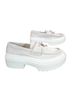 Converse 100% Leather Ivory Flats Size 8 - photo 2