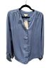 wonderly 100% Polyester Blue Long Sleeve Blouse Size XL - photo 1