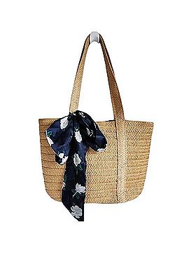 Draper James Everyday Woven Straw Bag Tote (view 1)
