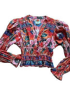 FARM Rio Short Sleeve Blouse (view 1)