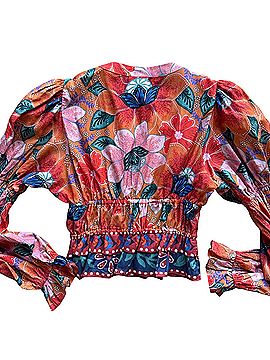 FARM Rio Short Sleeve Blouse (view 2)