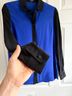 Cut25 100% Silk 100% Silk Blue Black Button-Down Shirt Size 2 - photo 4