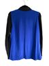 Cut25 100% Silk 100% Silk Blue Black Button-Down Shirt Size 2 - photo 2