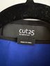 Cut25 100% Silk 100% Silk Blue Black Button-Down Shirt Size 2 - photo 3