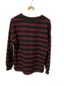 Sanctuary Stripes Black Red Long Sleeve Blouse Size S - photo 2