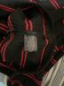 Sanctuary Stripes Black Red Long Sleeve Blouse Size S - photo 4