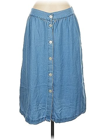Ann Taylor LOFT Ann Taylor Loft Denim Skirt (view 1)