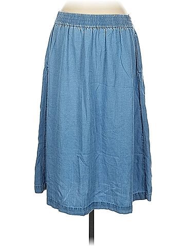 Ann Taylor LOFT Ann Taylor Loft Denim Skirt (view 2)