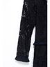 Alexis Solid Floral Black Blue Jumpsuit Size S - photo 7