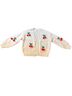 Luna Ivy 100% Polyester Ivory Cardigan Size M - photo 1