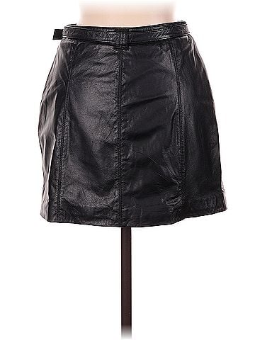 Wilsons Leather Wilsons Leather Faux Leather Skirt (view 2)