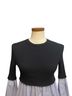 Kenzo Paris Mixed Ribbed Knit And Cotton Poplin Shirt Sweater Pullover Sweater - photo 4