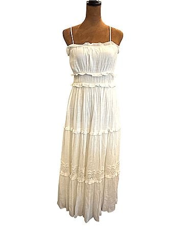 Altar'd State Victorian Lawn Tiered Ruffle Casual Dress (view 1)