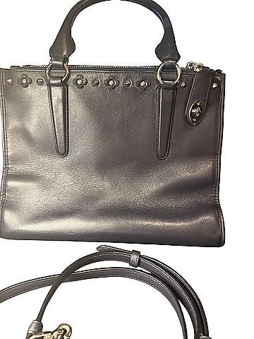 Coach Leather Tote (view 2)