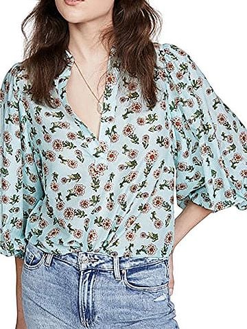 Alice + Olivia 3/4 Sleeve T-Shirt (view 1)