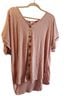 Bobbie Brooks Pink Short Sleeve Blouse Size 3X - photo 1