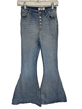 We the Free Button Fly Super Flare Jeans Jeans (view 2)