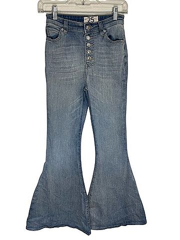 We the Free Button Fly Super Flare Jeans Jeans (view 2)