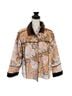 SIGRID OLSEN for J. JILL 100% Polyester 77% Acrylic 23% Other Floral Pink Brown Jacket Size L - photo 2