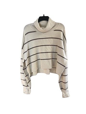 Free People Paulie Stripe Sweater Turtleneck Sweater (view 1)