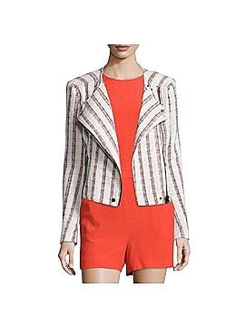 Veronica Beard Mara Tweed Moto Jacket Jacket (view 2)