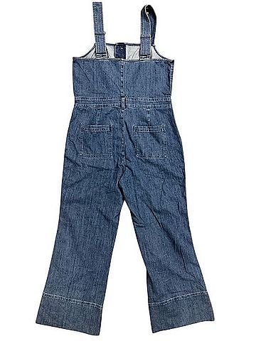 Aerie Denim Kick Flare Overalls Denim Jacket (view 2)