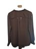 14th & Union 100% Polyester Brown Button-Down Shirt Size L - photo 2