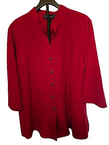 Susan Graver Button-Down Shirt (view 1)