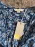 Boden 100% Cotton Floral Blue Long Sleeve Blouse Size 8 - photo 3