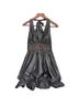 BCBGeneration 100% Polyester 100% Polyester Gray Silver Cocktail Dress Size M - photo 1