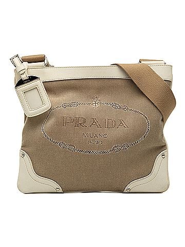 Prada Canvas Canapa Logo Crossbody (view 1)