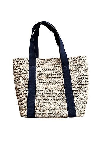 J.Crew Raffia Straw Structured Tote Bag Tote (view 2)