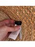 J.Crew 100% Raffia Tan Blue Tote One size - photo 4