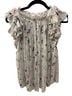 Isabel Marant 100% Silk Print White Ivory Sleeveless Blouse Size S - photo 2