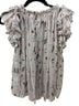 Isabel Marant 100% Silk Print White Ivory Sleeveless Blouse Size S - photo 3