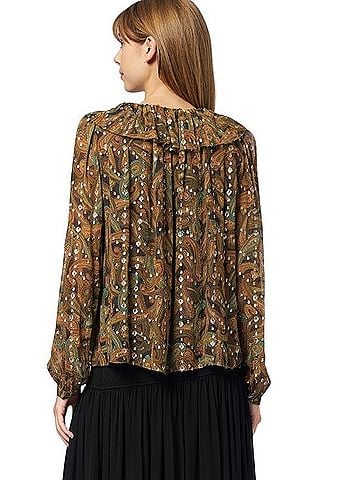 Ulla Johnson Emile Long Sleeve Blouse (view 2)