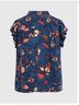 Ulla Johnson 100% Silk Floral Blue Sleeveless Blouse Size 4 - photo 4