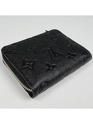 Louis Vuitton Louis Vuitton Zippy Coin Purse Wallet/Coin Case/Card Case, Monogram Empreinte, Noir (Black), M60574, Women's (view 2)