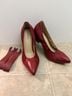 Pashion 100% Leather Burgundy Heels Size 9 1/2 - photo 4