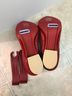 Pashion 100% Leather Burgundy Heels Size 9 1/2 - photo 6