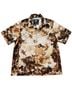 Rebel 100% Polyester Brown Button-Down Shirt Size M - photo 1