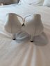 Badgley Mischka White Heels Size 7 - photo 5