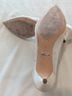 Badgley Mischka White Heels Size 7 - photo 6
