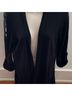 Chico's Solid Black Cardigan Size M - photo 5