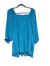 Torrid Print Blue 3/4 Sleeve T-Shirt Size 1X - photo 3