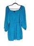 Torrid Print Blue 3/4 Sleeve T-Shirt Size 1X - photo 1