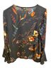 Ted Baker London Floral Black Multi Color Blouse Size M - photo 2