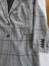 Vince Camuto 64% Polyester 34% Viscose 2% Elastane 100% Polyester Plaid Gray Black Blazer Size 18 - photo 3