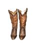 Zodiac 100% Leather Animal Print Brown Boots Size 7 1/2 - photo 4