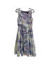 Connected Apparel 100% Polyester Floral Multi Color Cocktail Dress Size 12 - photo 1